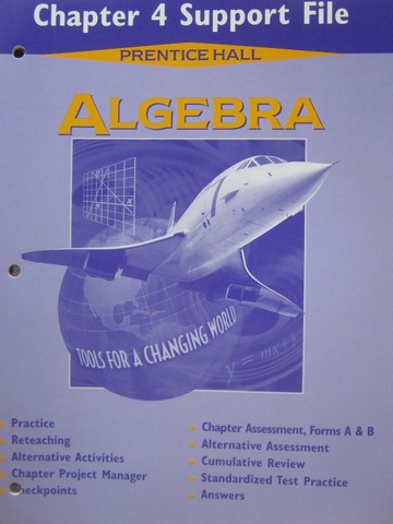 (image for) Algebra Tools for a Changing World Chapter 4 Support File (P)