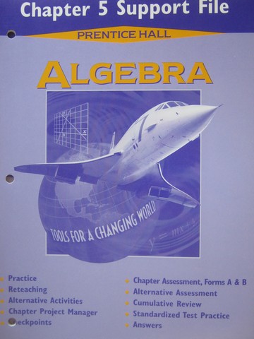 (image for) Algebra Tools for a Changing World Chapter 5 Support File (P)