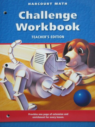 (image for) Harcourt Math 3 Challenge Workbook TE (CA)(TE)(P)