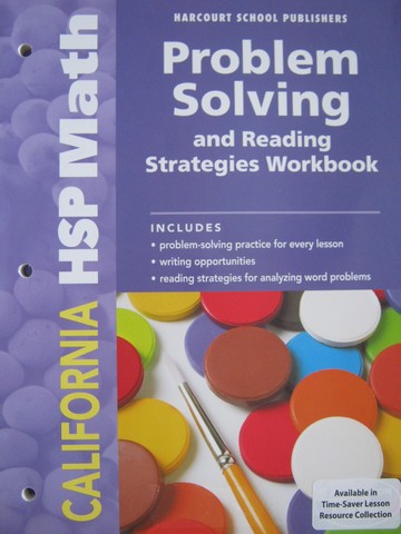 (image for) California HSP Math 1 Problem Solving & Reading (CA)(P)