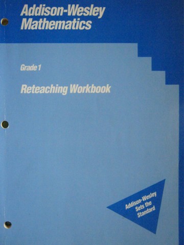 (image for) Addison-Wesley Mathematics 1 Reteaching Workbook (P)