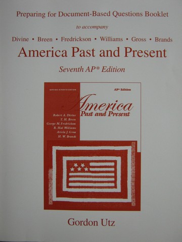 (image for) America Past & Present 7e AP Preparing for Document-Based (P)