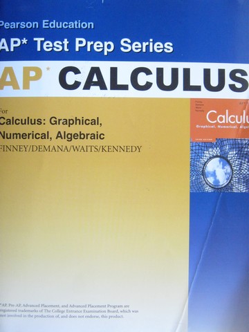 (image for) AP Test Prep Series for Calculus Graphical Numerical 3e (P)