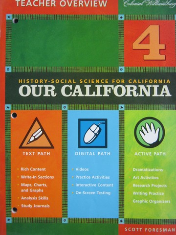 (image for) History-Social Science for California 4 Teacher Overview (TE)(P)