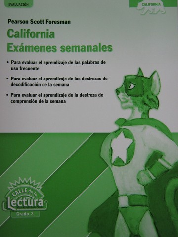 (image for) Calle de la Lectura 2 California Examenes Semanales (CA)(P) - Click Image to Close