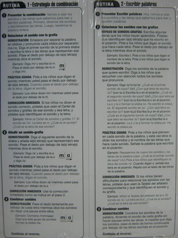 (image for) Calle de la Lectura Grados K-6 Routine Cards Package (Pk) - Click Image to Close