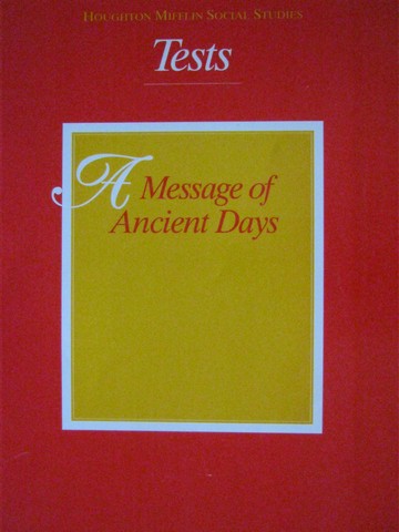 (image for) A Message of Ancient Days 6 Tests (P)
