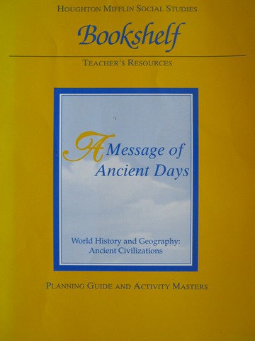 (image for) A Message of Ancient Days 6 Bookshelf Teacher's Resources (TE)(P