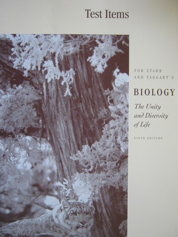 (image for) Biology The Unity & Diversity of Life 9th Edition Test Items (P)
