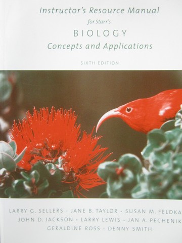 (image for) Biology Concepts & Applications 6th Edition IRM (TE)(P)