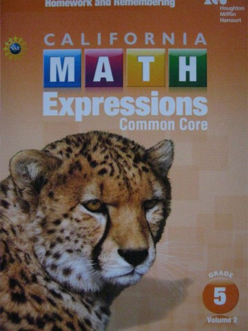 (image for) California Math Expressions Common Core 5 Volume 2 Homework (P)