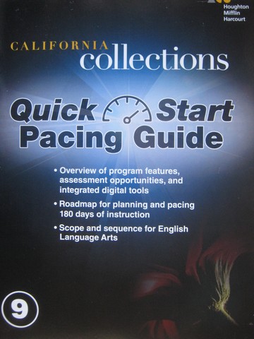 (image for) Collections 9 Quick Start Pacing Guide (CA)(P)