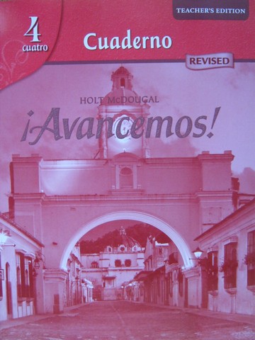 (image for) Avancemos! 4cuatro Revised Cuaderno TE (TE)(P) - Click Image to Close