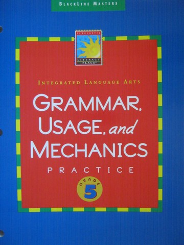 (image for) Literacy Place 5 Grammar Usage & Mechanics Practice BLM (P) - Click Image to Close