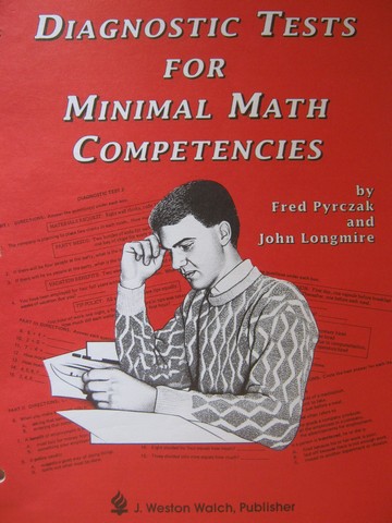 (image for) Diagnostic Tests for Minimal Math Competencies (P) by Pyrczak,