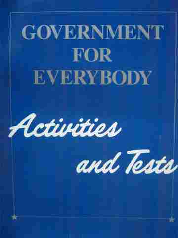 (image for) Government for Everybody Activities & Tests (P) by Jantzen