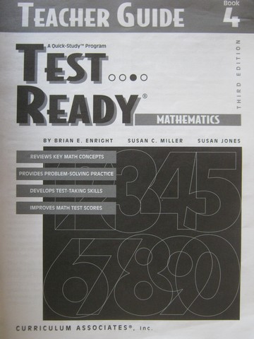 (image for) Test Ready 4 3rd Edition Mathematics TG (TE)(P) by Enright,