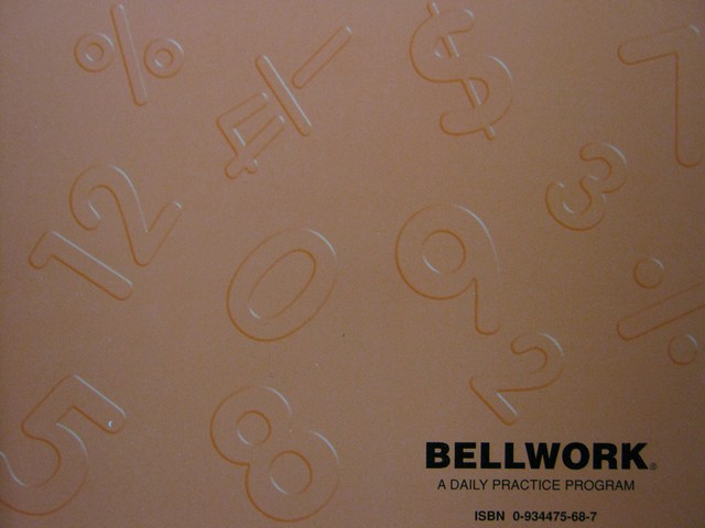 (image for) Bellwork Math 2 (P) by De Pue, Kinney, & De Pue