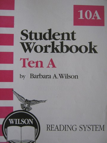 (image for) Wilson Reading System Student Workbook 10A 3rd Edition (P)