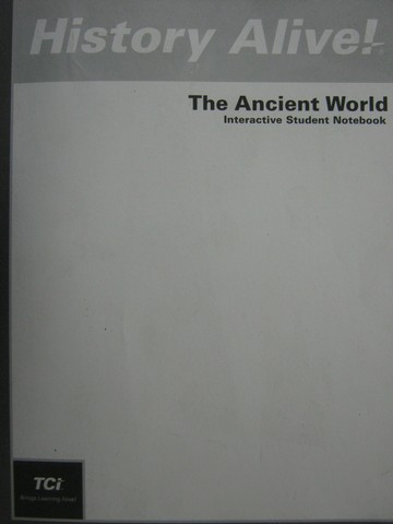 (image for) History Alive! The Ancient World Interactive Notebook (P)