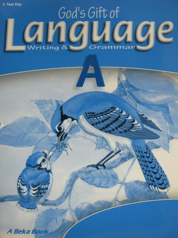 (image for) God's Gift of Language A Grade 4 Test Key TE (TE)(P)