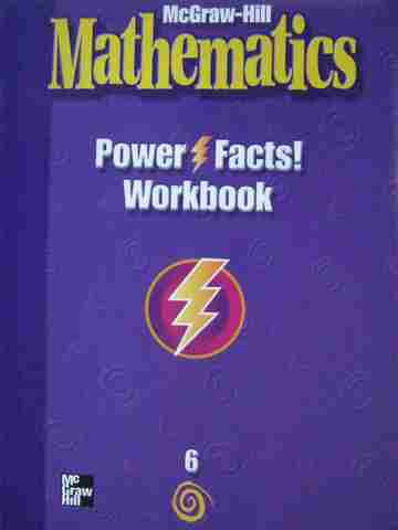 (image for) McGraw-Hill Mathematics 6 Power Facts! Workbook (P)