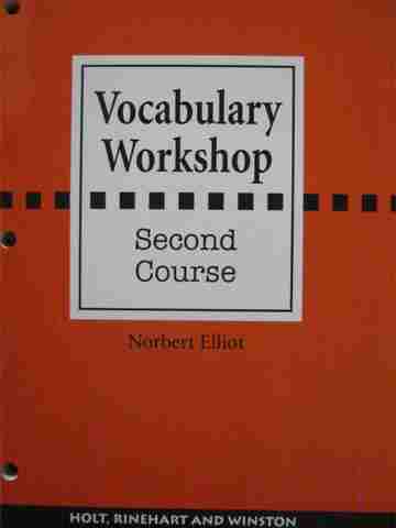 (image for) Vocabulary Workshop 2nd Course (P) by Norbert Elliot
