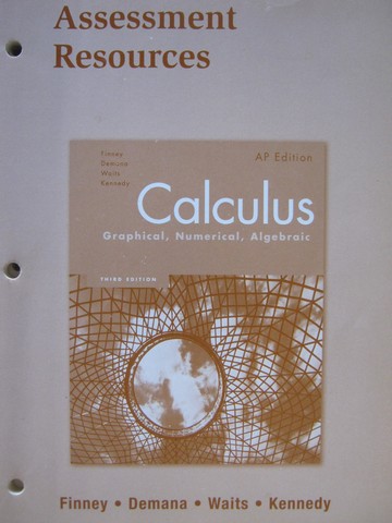 (image for) Calculus Graphical Numerical Algebraic 3e Assessment Resource(P)