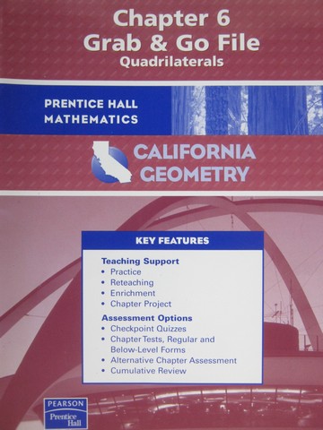 (image for) California Geometry Chapter 6 Grab & Go File (CA)(P)