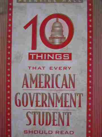 (image for) 10 Things That Every American Government Student Should Read (P)