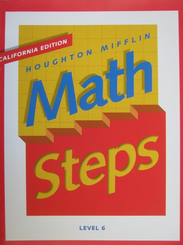 (image for) Math Steps 6 California Edition (CA)(P) by Barry, Boyle,