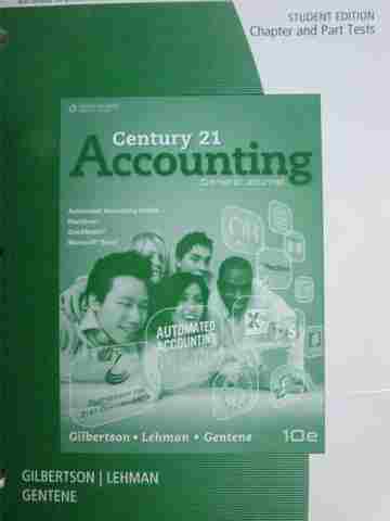 (image for) Century 21 Accounting 10th Edition Chapter & Part Tests (P)