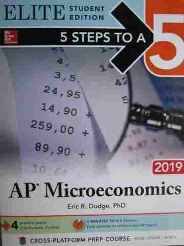 (image for) 5 Steps to a 5 AP Microeconomics 2019 Elite Student Edition (P)
