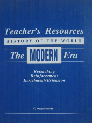 (image for) History of the World the Modern Era TR Reteaching (TE)(Binder)