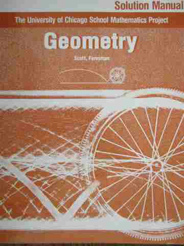 (image for) UCSMP Geometry Solution Manual (P)