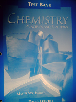 (image for) Chemistry Principles & Reactions 4th Edition Test Bank (P)