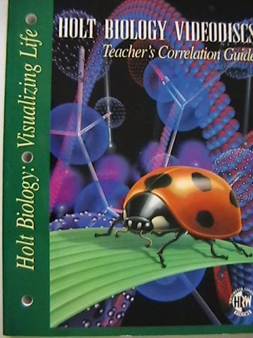 (image for) HOLT BIO VISUALIZING LIFE VIDEODISCS CORRELATION GUIDE (TE) (P)