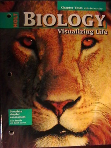 (image for) HOLT BIOLOGY VISUALIZING LIFE/CHAPTER TESTS (TE)(P)