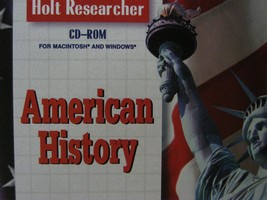 (image for) Holt American History Researcher CD-ROM Mac/Win (CD)