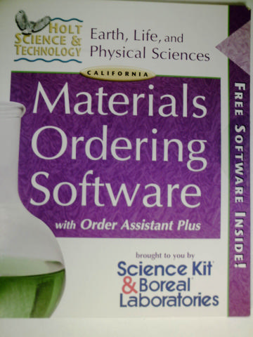 (image for) Holt Science & Technology California Materials Ordering Software