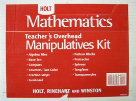 (image for) Holt Mathematics Teacher's Manipulative Kit (TE)(Box)