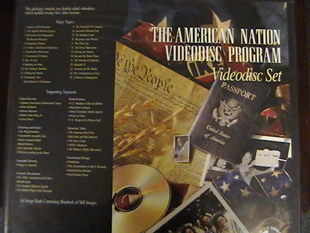 (image for) American Nation Videodisc Program Videodisc set