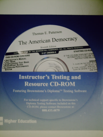 (image for) American Democracy 7th Ed. Instructor's Testing & Resource CD