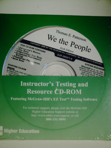 (image for) We the People 6th Ed Instructor's Testing & Resource CD-ROM