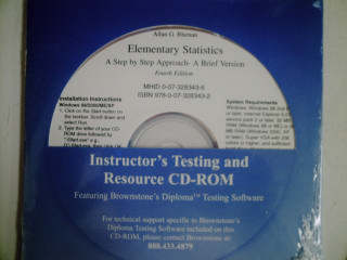 (image for) Elementary Statistics A Brief Version 4e Instructor's Testin(CD)