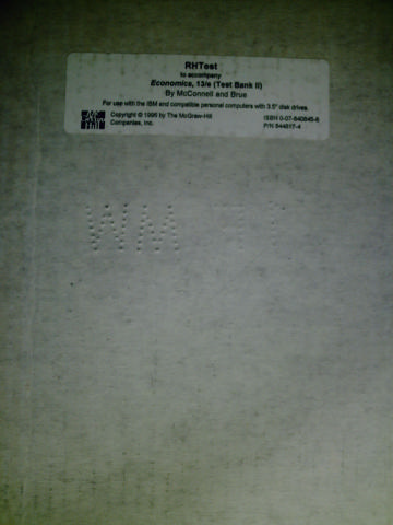 (image for) Economics 13th Edition Test Bank II (P) by McConnell & Brue