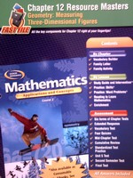 (image for) Mathematics Course 2 Chapter 12 Resource Masters (P)