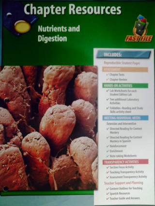 (image for) Glencoe Science Chapter Resources Nutrients & Digestion (P)