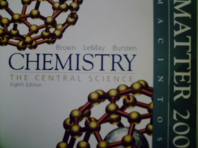 (image for) Chemistry The Central Science 8th Edition Matter 2000 (CD)