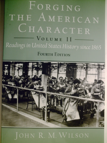 (image for) Forging the American Character Volume II Fourth Edition (P)